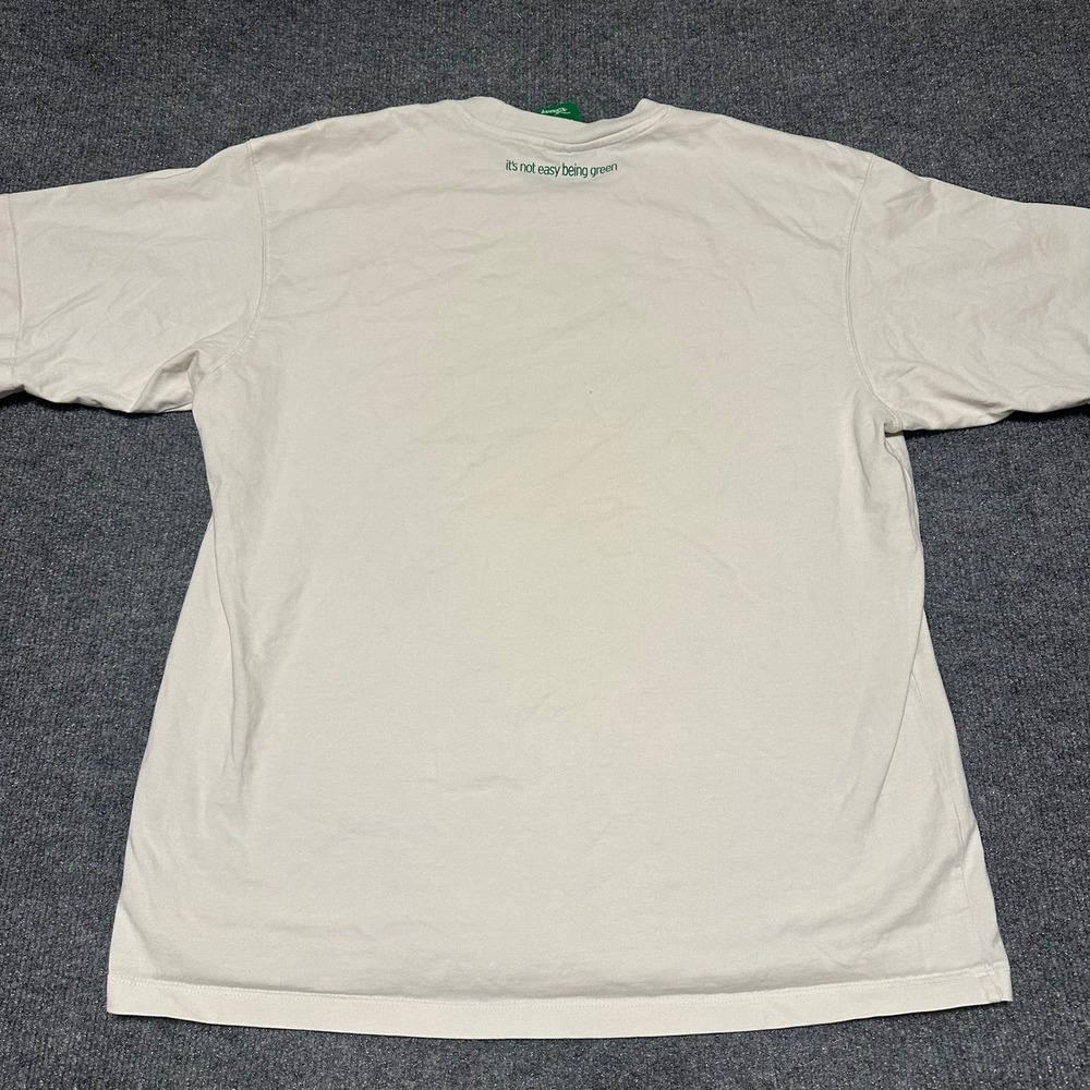 Adidas Disney Kermit the Frog Stan Smith Graphic Tee Off White Mens Medium - Picture 3 of 6